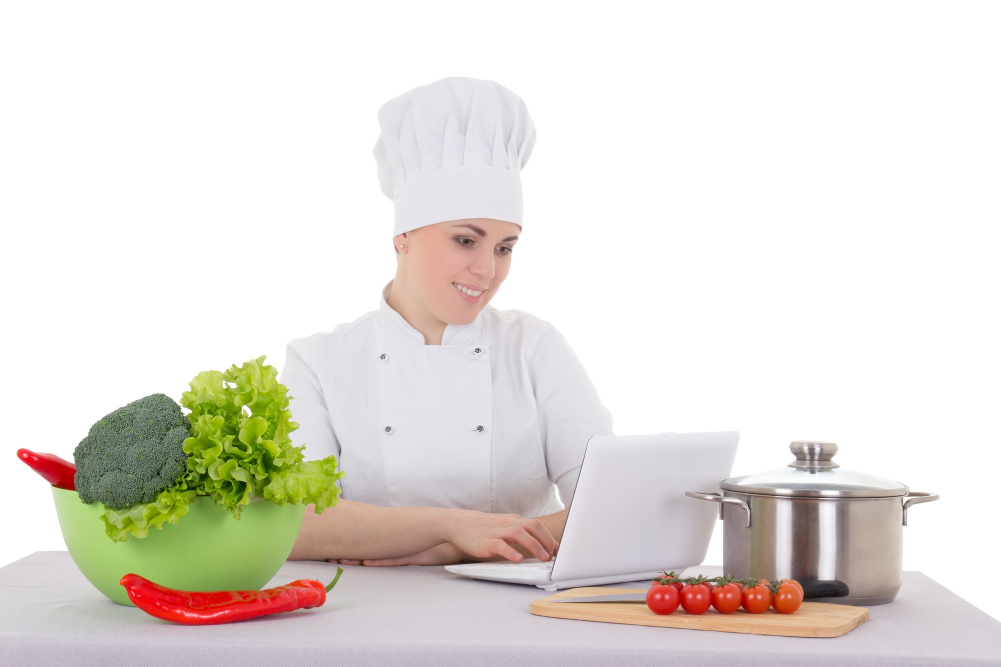 Lezione in diretta con chef che insegna