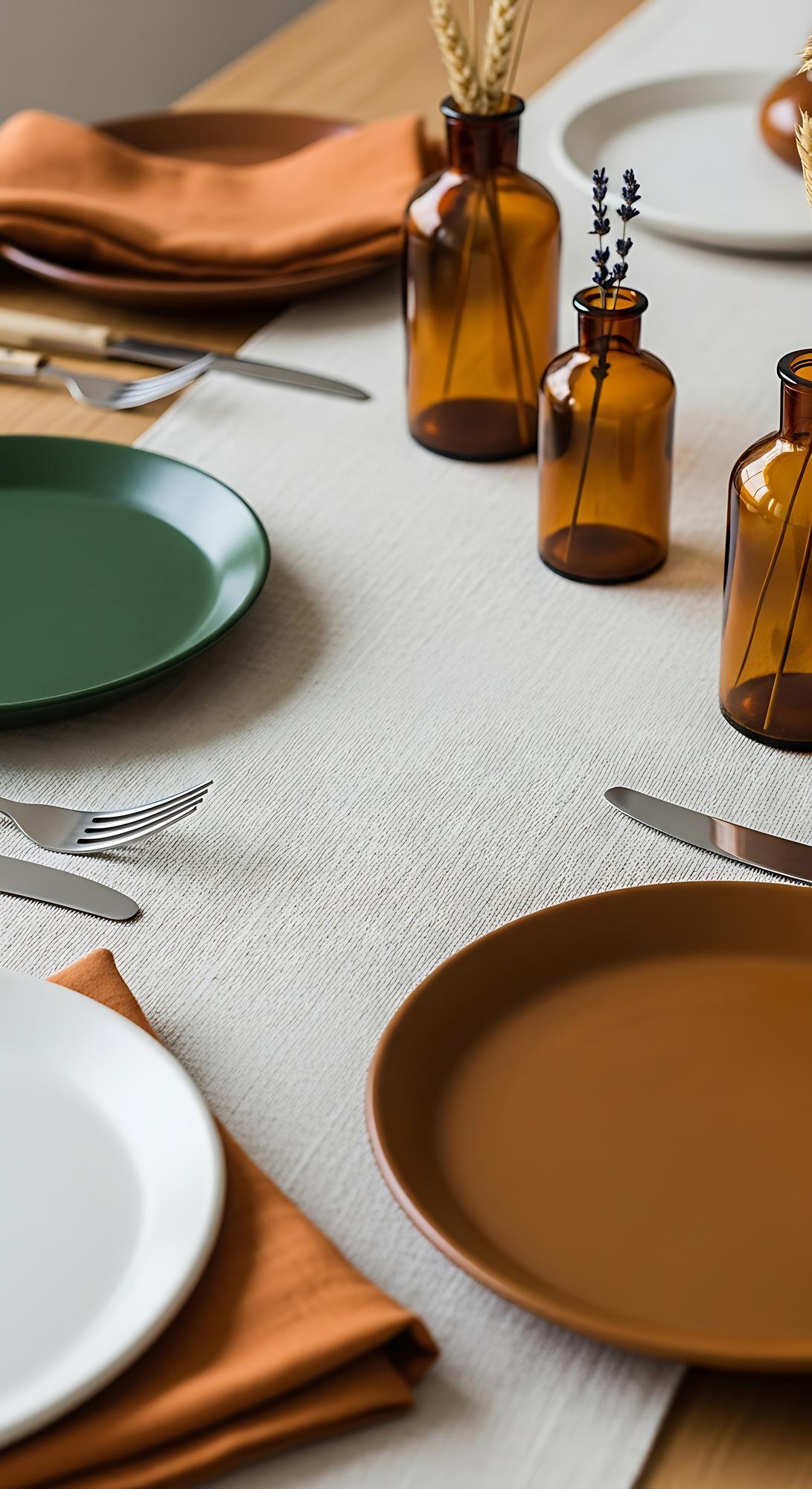 Tavola apparecchiata per degustazione